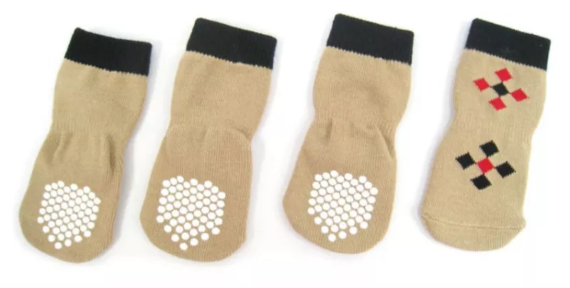 Hundesocken mit Anti-Slip Diamant, M